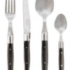 Jay Hill Bestekset Laguiole - Zwart - 24 Delig / 6 Personen -Keuken Benodigdheden Verkoop 1 8720812849643 Jay Hill laguiole ebbenhout bestekset 2