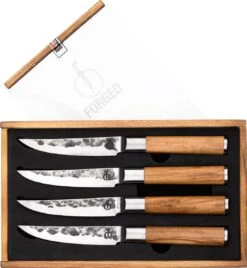 Forged Steakmessen Olive - 4 Stuks -Keuken Benodigdheden Verkoop 1104x1200 1