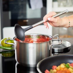 Rosle Basic Line Sauslepel - RVS / Siliconen - 28 Cm -Keuken Benodigdheden Verkoop 13703 02 Sossenloeffel 28cm Basic Line