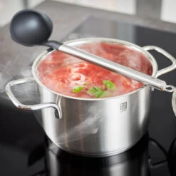 Rosle Basic Line Sauslepel - RVS / Siliconen - 28 Cm -Keuken Benodigdheden Verkoop 13703 03 Sossenloeffel 28cm Basic Line