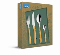 Amefa Bestekset Eclat - Mustard Yellow Matt - 24-delig / 6 Personen -Keuken Benodigdheden Verkoop 2294YMTR42C71 1