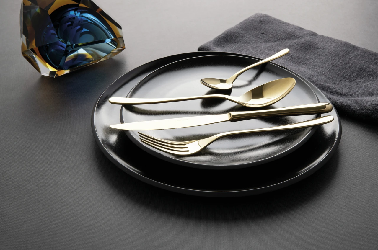 Sambonet Koffielepels Taste Champagne 6 Stuks 4 Sambonet Koffielepels Taste Champagne 6 Stuks - Afbeelding 2