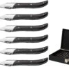 Jay Hill Steakvorken Laguiole - Zwart - 6 Stuks -Keuken Benodigdheden Verkoop 8720364450885 2 1