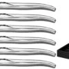 Jay Hill Steakmessen Laguiole - Raw Black - RVS - 6 Stuks -Keuken Benodigdheden Verkoop 8720364453435