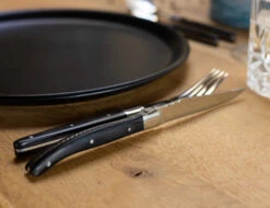 Jay Hill Bestekset Couvert Laguiole - Zwart - 4-delig 11 Jay Hill Bestekset Couvert Laguiole - Zwart - 4-delig -Keuken Benodigdheden Verkoop AR7A5876