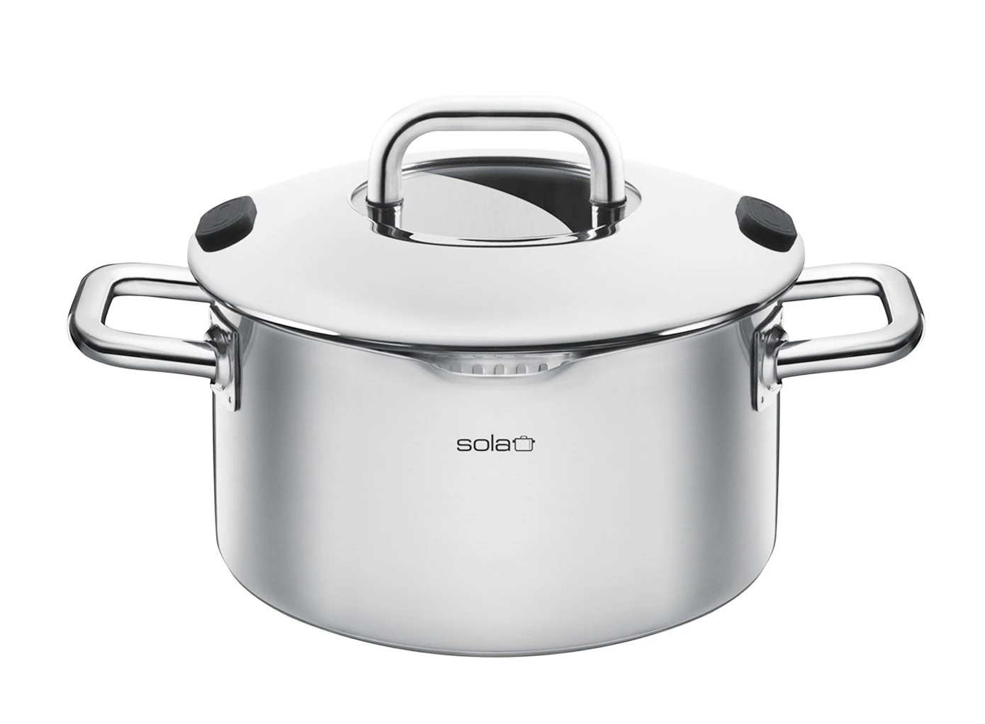 Sola Kookpan Met Deksel Zuma - ø 24 Cm / 5.5 Liter 3 Sola Kookpan Met Deksel Zuma - ø 24 Cm / 5.5 Liter