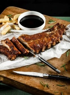 Laguiole Style De Vie Steakmessen Premium Line Zwart 6 Stuks -Keuken Benodigdheden Verkoop Laguiole Premium Line steakmessen 18 mm sf Gr 11