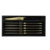 Laguiole Style De Vie Steakmessen Prestige Line Goud - 6 Stuks 1 Laguiole Style De Vie Steakmessen Prestige Line Goud - 6 Stuks -Keuken Benodigdheden Verkoop PresSteakGoudZw