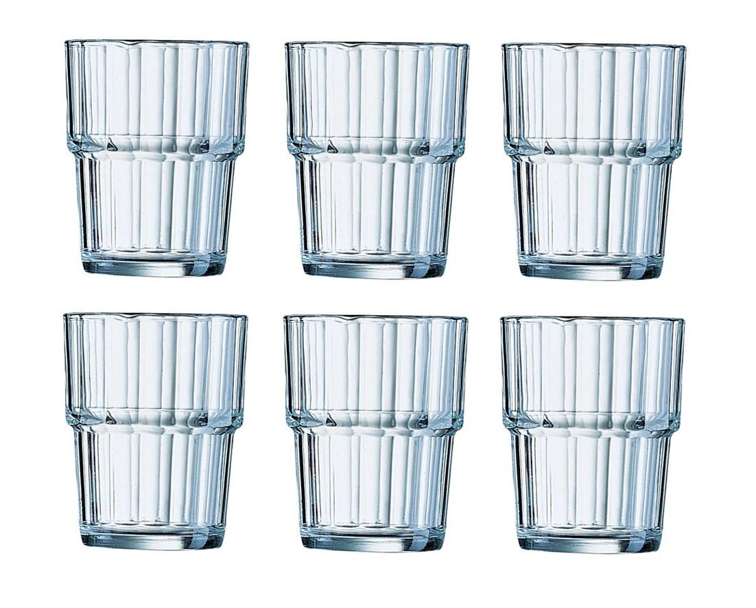 Arcoroc Tumbler Norvege - Gehard Glas - 200 Ml - 6 Stuks 3 Arcoroc Tumbler Norvege - Gehard Glas - 200 Ml - 6 Stuks