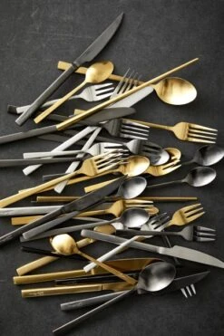 Bitz Vork Goud -Keuken Benodigdheden Verkoop bestek 1