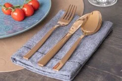 Sareva Bestekset - Koper - 4-delig -Keuken Benodigdheden Verkoop product 7 1