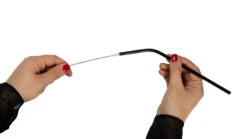 Sareva Herbruikbare Rietjes - Met Borstel - Zwart - Gebogen - 4 Stuks -Keuken Benodigdheden Verkoop product hand 2