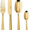 Sambonet Bestekset Flat - Goud - 24 Delig / 6 Personen -Keuken Benodigdheden Verkoop sambonet bestekset flat goud