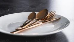 Sareva Bestekset - Koper - 4-delig -Keuken Benodigdheden Verkoop sfeer brons 6 1