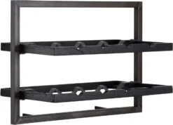 D-Bodhi Wijnrek Winemate - Black- 8 Flessen